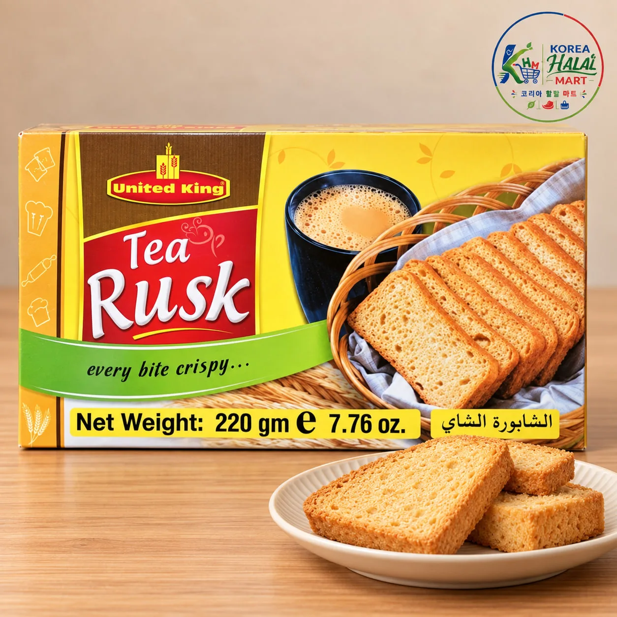 United King Tea Rusk 220g