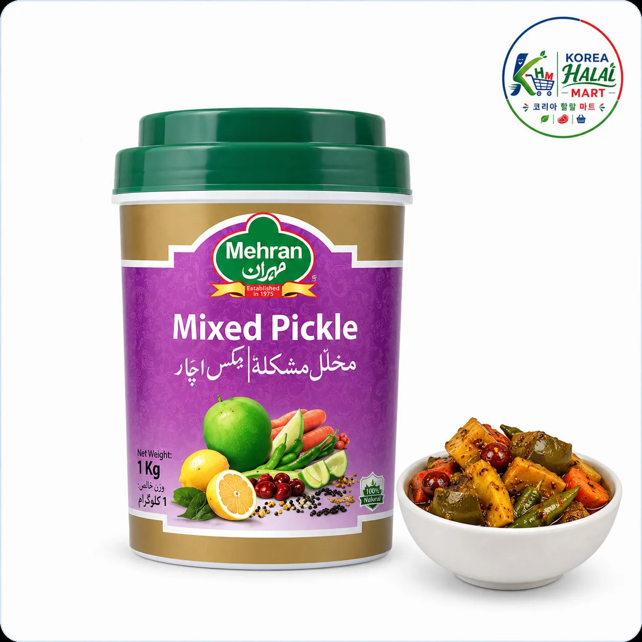 Mixed Pickle — Mehran (1kg jar)